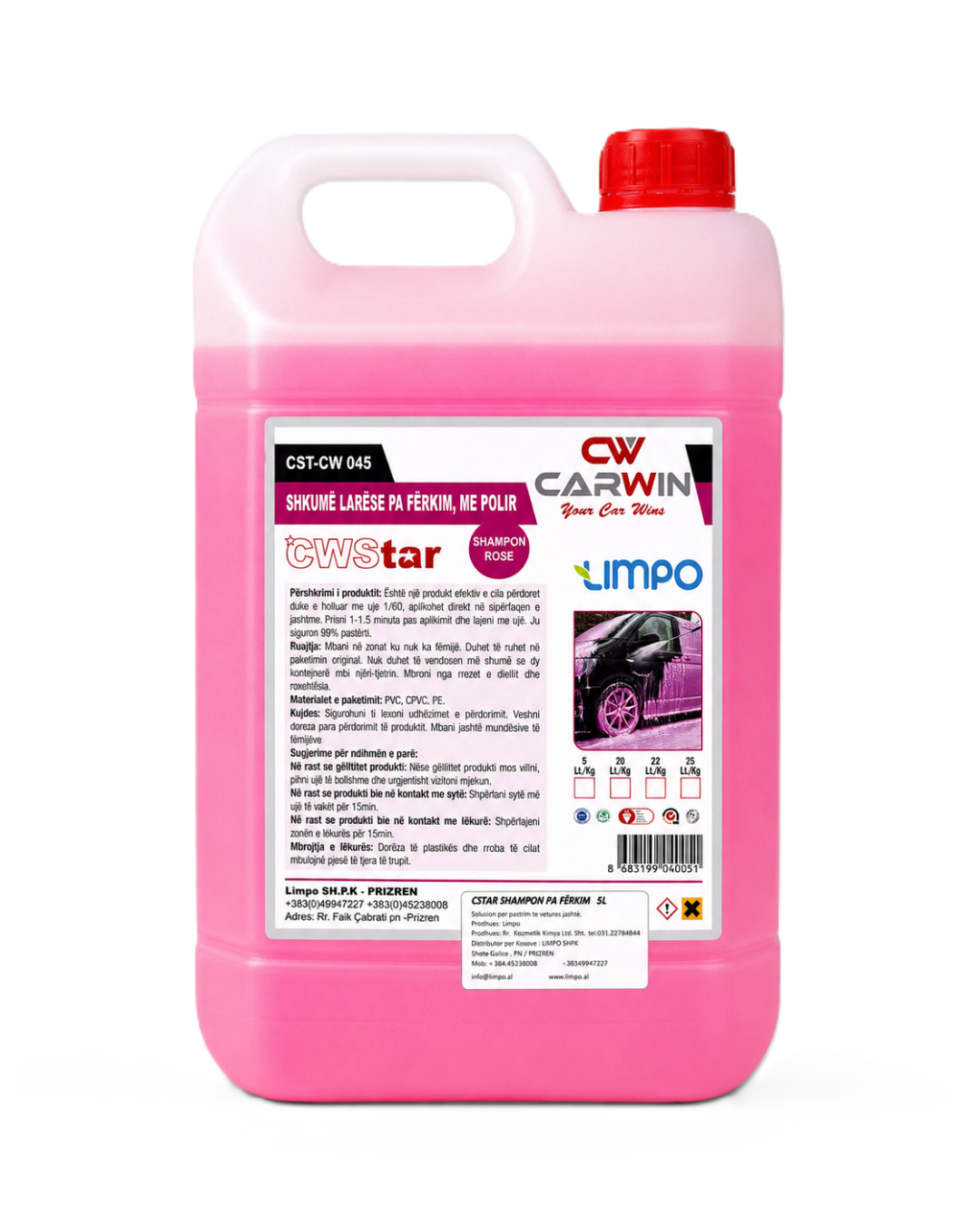 SHAMPON PA FËRKIM Cwstar